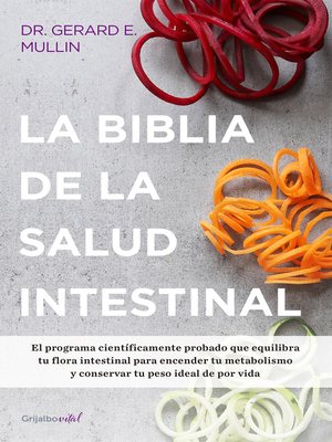 cover image of La biblia de la salud intestinal